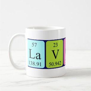 Tasse der periodischen Tabelle Lavonne