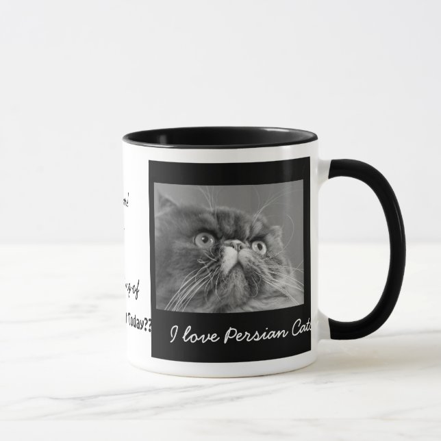 Tasse der persischen Katzen der Liebe I! (Rechts)