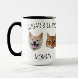 Tasse der personalisierten Katze, Tasse für die Ma