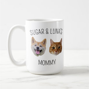 Tasse der personalisierten Katze, Tasse für die Ma