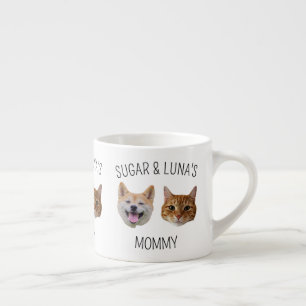 Tasse der personalisierten Katze, Tasse für die Ma