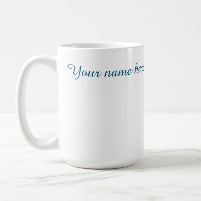 Tasse der personalisierten Keramik - Individuelle  (Links)