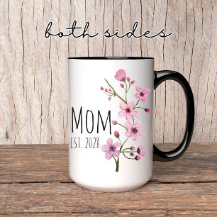 Tasse der personalisierten Mama, Tasse der blorale