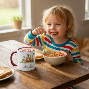 Tasse der personalisierten Tiere