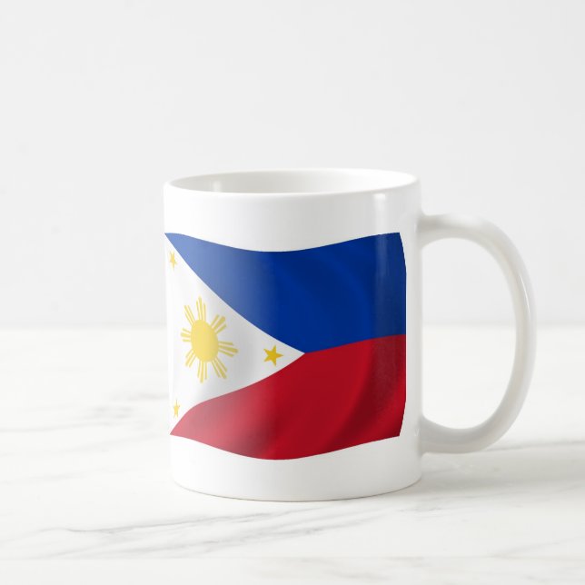 Tasse der philippinischen Flagge (Rechts)