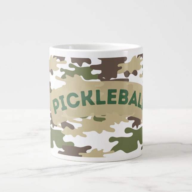 Tasse der Pickleball-Camouflage (Vorderseite)