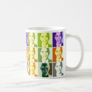 Tasse der Pop-Kunst-.esque Obama
