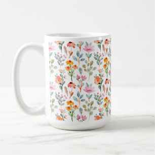 Tasse der Pressen der Blume, Boho-Wildblumen-Kerns
