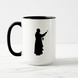Tasse der Priester-Silhouette