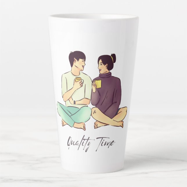 Tasse der Qualitätszeit - Nutzen Sie alle Sip und  (Vorderseite)