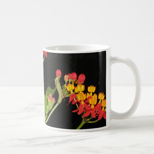 Tasse der Raupen-11oz, Kunst von Steven-Wolf (Rechts)