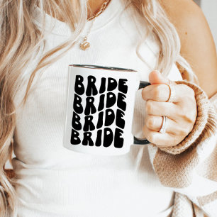 Tasse der Retro-Braut