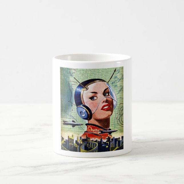 Tasse der Retro-Science Fiction (Mittel)