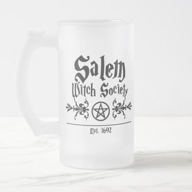 Tasse der Salem-Hexengesellschaft (Links)
