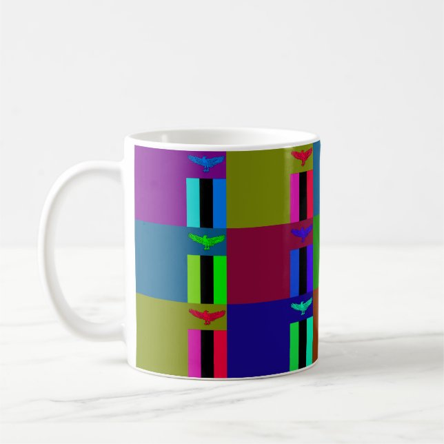 Tasse der Sambia-Multihue-Flaggen (Links)