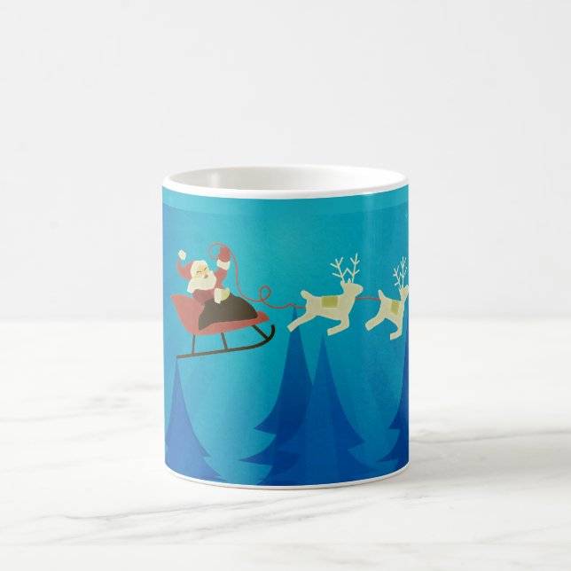 Tasse der Santa Winter Szene (Mittel)