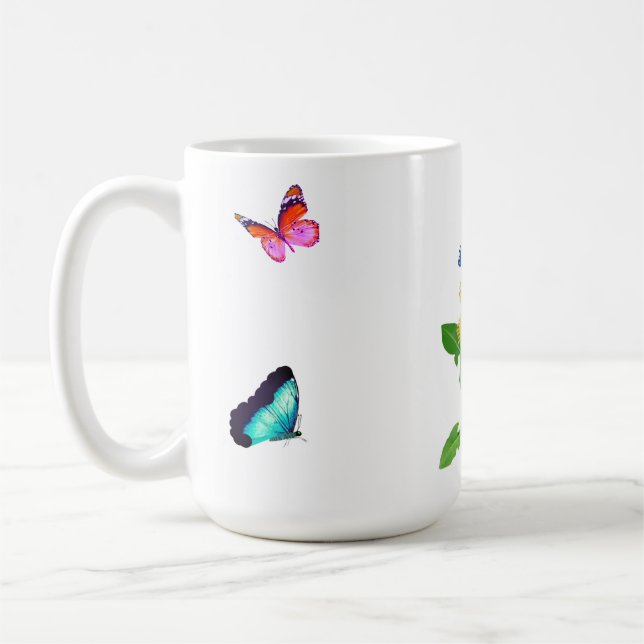 Tasse der Schmetterlinge (Links)