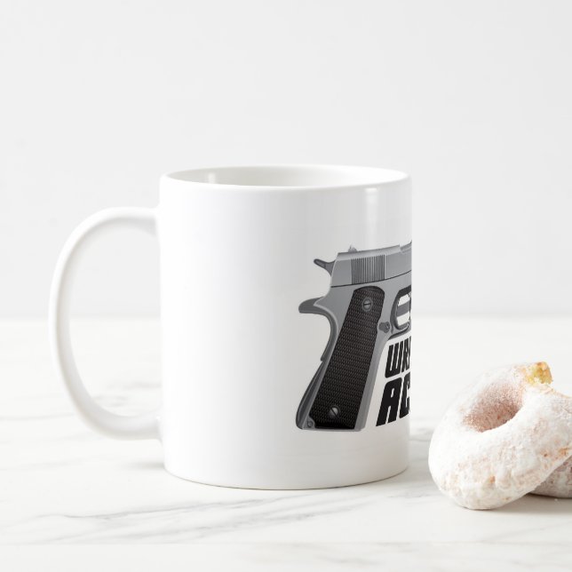 Tasse der Schriftstellerpolizei (Mit Donut)
