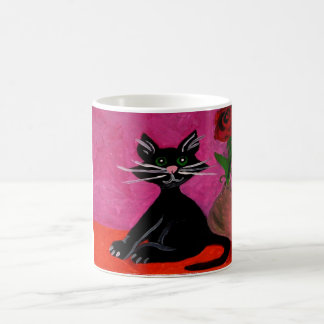 Tasse der schwarzen Katze