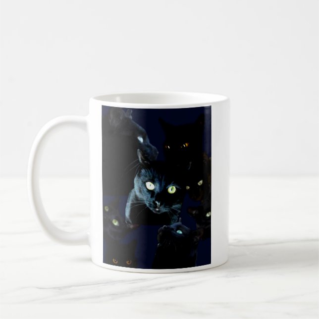 Tasse der schwarzen Katze (Links)