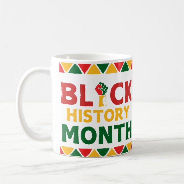 Tasse der Schwarzgeschichte Monat (Links)