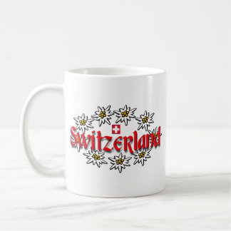 Tasse der Schweiz Edelweiss