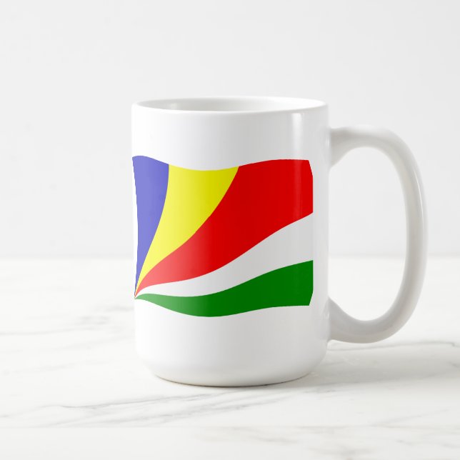 Tasse der Seychellen-Flagge (Rechts)