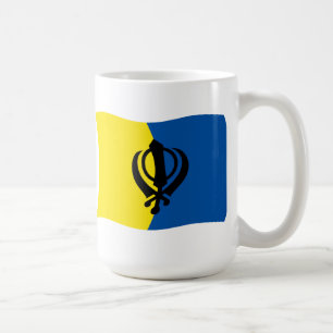Tasse der Sikhismus-Flagge