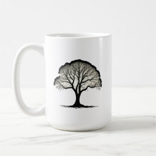 Tasse der Silhouette Lone Tree - 15 oz klassisches