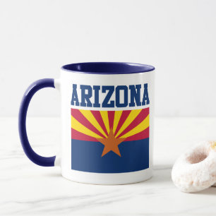 Tasse der Staatsflagge von Arizona