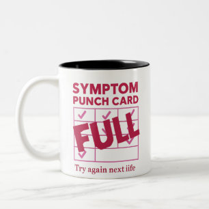 Tasse der Symptomkarte