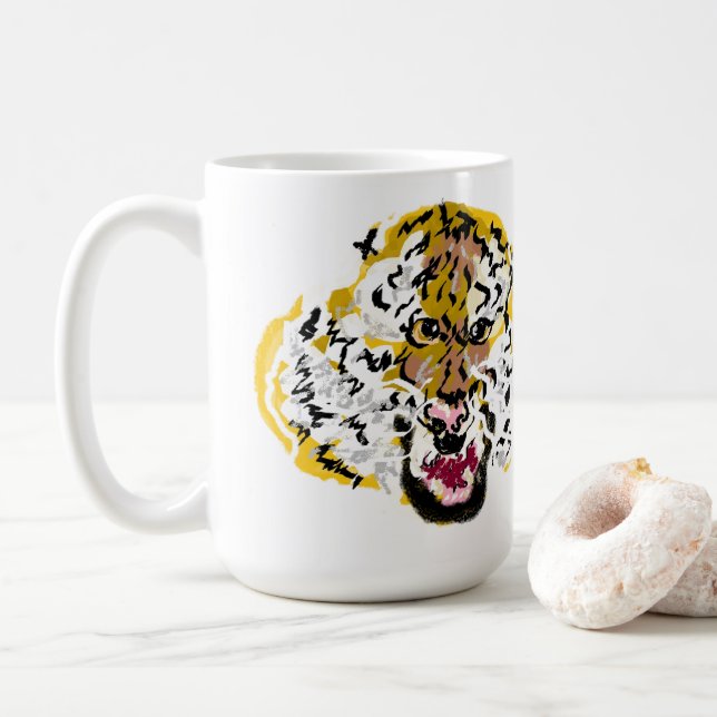 Tasse: Der Tiger Kaffeetasse (Mit Donut)