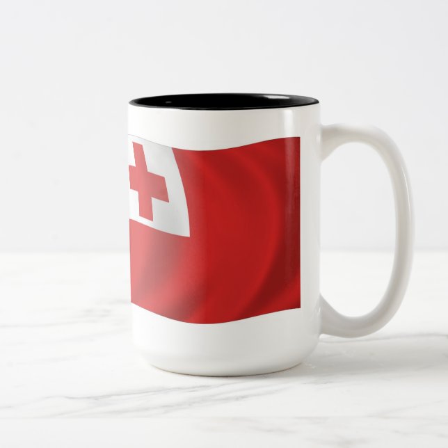 Tasse der Tonga-Flagge (Rechts)