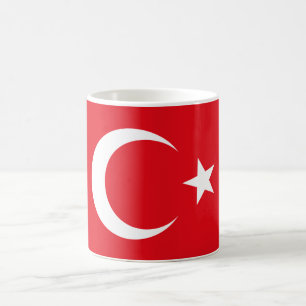 Tasse der türkischen Flagge