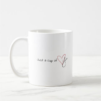 Tasse der Valentine: "Nur eine Tasse Liebe"