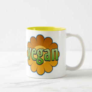 Tasse der Veganen Blume
