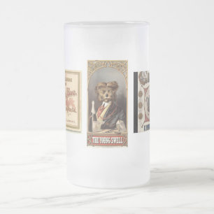 Tasse der Vintagen Bierwerbung