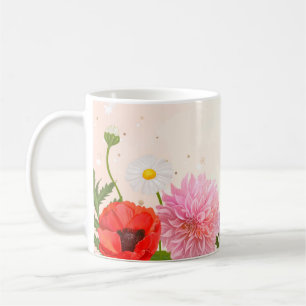 Tasse der Vintagen Blume