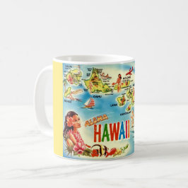Tasse der Vintagen Hawaiianischen Inseln