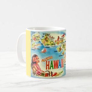 Tasse der Vintagen Hawaiianischen Inseln