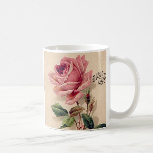 Tasse der Vintagen Rose (Rechts)