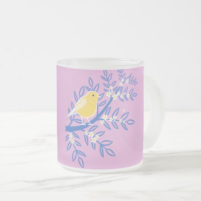 Tasse der Vogelkunst (VorderseiteRechts)
