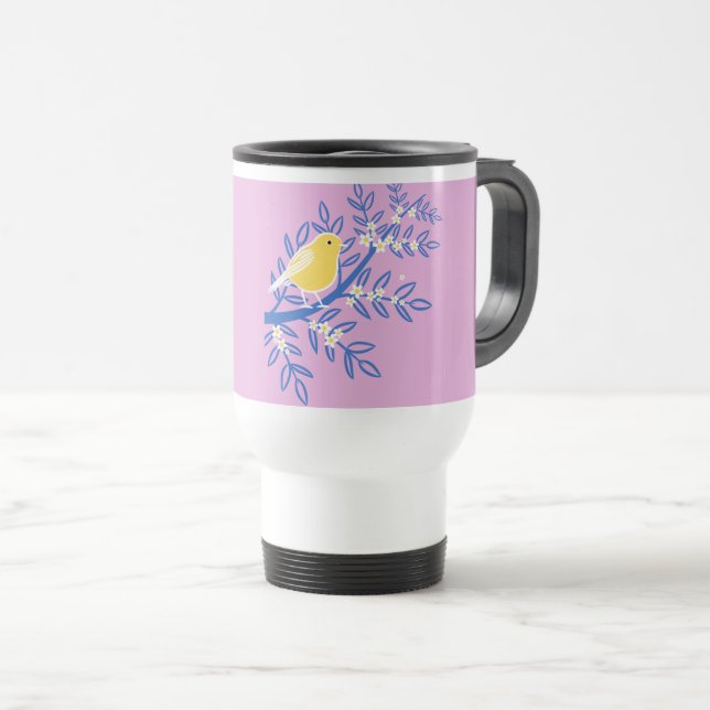 Tasse der Vogelkunst (VorderseiteRechts)