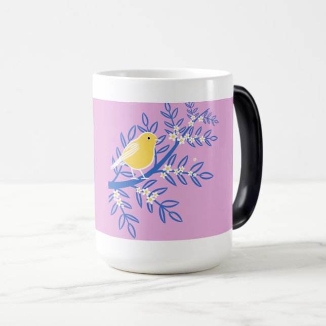Tasse der Vogelkunst (VorderseiteRechts)