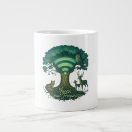 Tasse der Waldsignalfrequenz - Natur WiFi Art