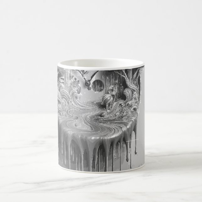 Tasse der Warp-Zeit - Design des Tropfens der gesc (Mittel)