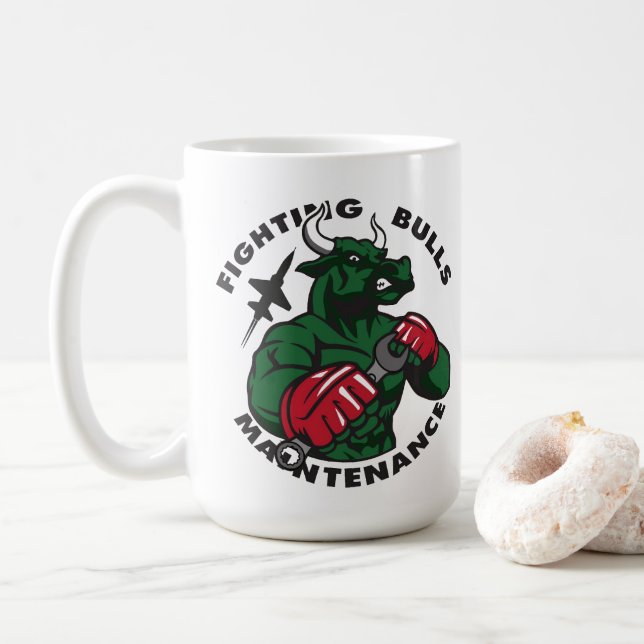 Tasse der Wartung von Bullen (Mit Donut)
