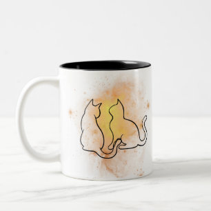 Tasse der Wasserfarbe