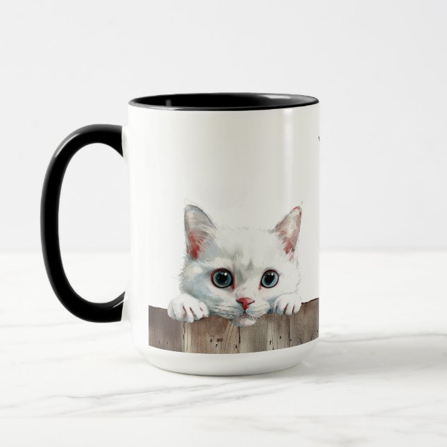 Tasse der Weißen Katze (Links)