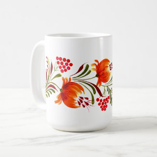 Tasse der Whimsikorange Blume